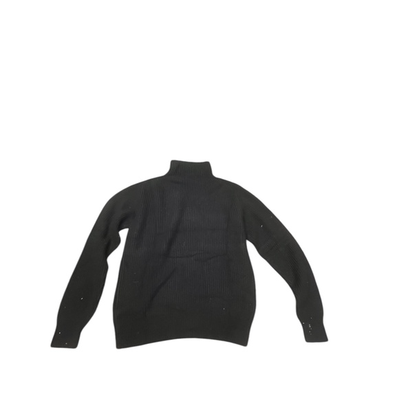 MR P. Virgin Wool Mock-Neck Sweater mens size XL MR PORTER black - Picture 2 of 6